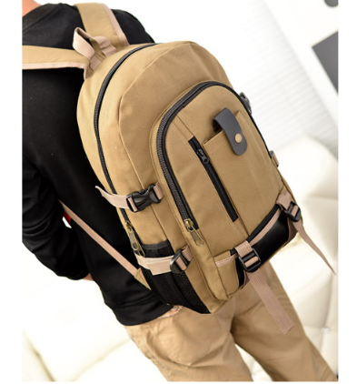 Mochila de lona para estudiantes
