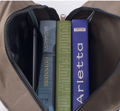 Mochila de lona para estudiantes