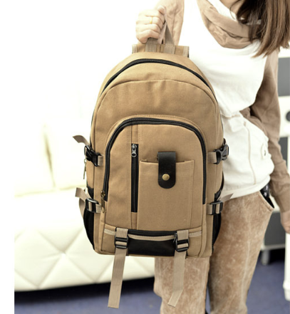 Mochila de lona para estudiantes