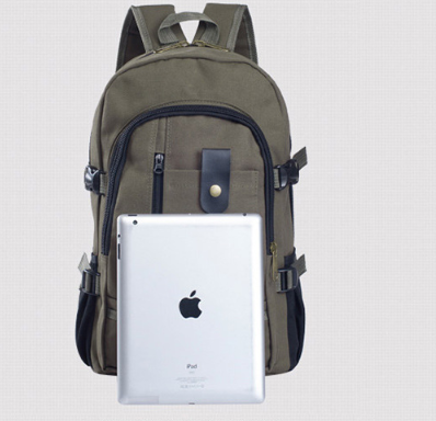 Mochila de lona para estudiantes
